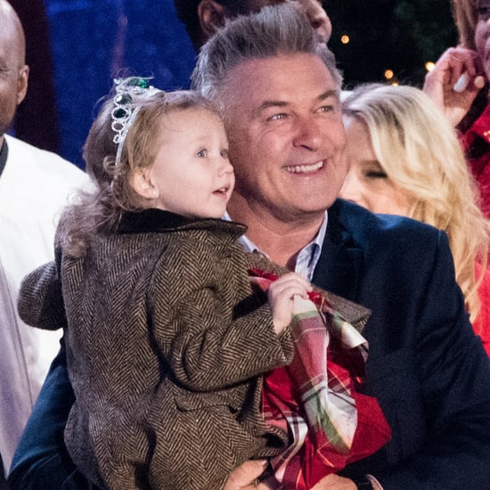 Alec Baldwin's Daughter at NYC Christmas Tree Lighting 2016