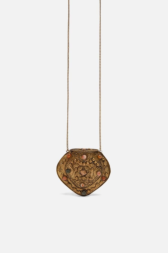 Limited Edition Zara Studio Box Bag Necklace