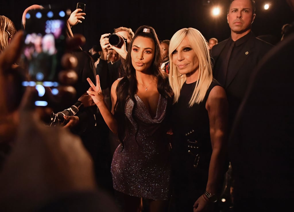 Kim Posed With Donatella Versace