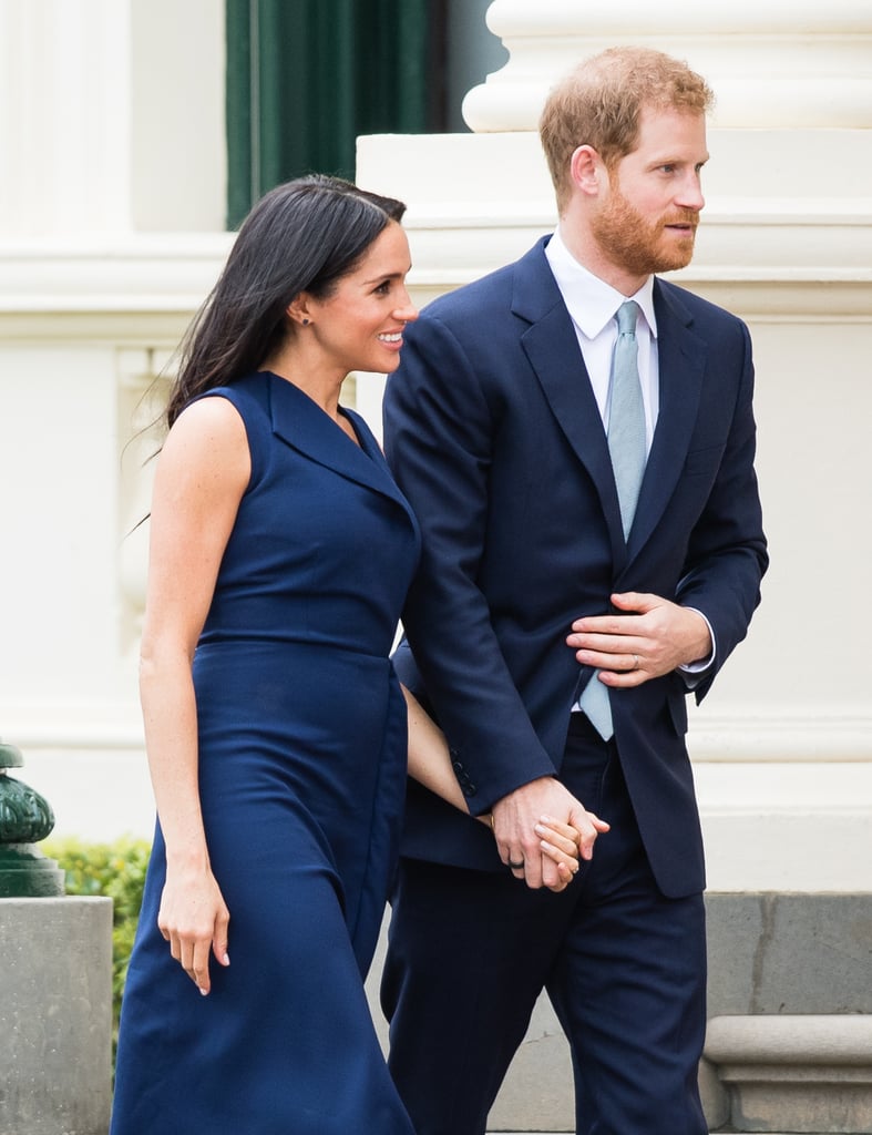 Meghan Markle Wears Dion Lee Dress October 2018