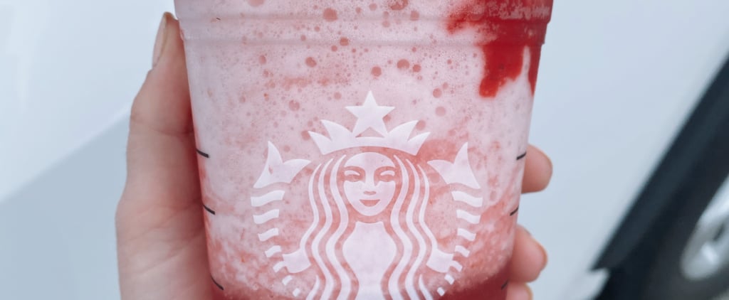 Starbucks Mango Dragonfruit Refresher With Strawberry Puree