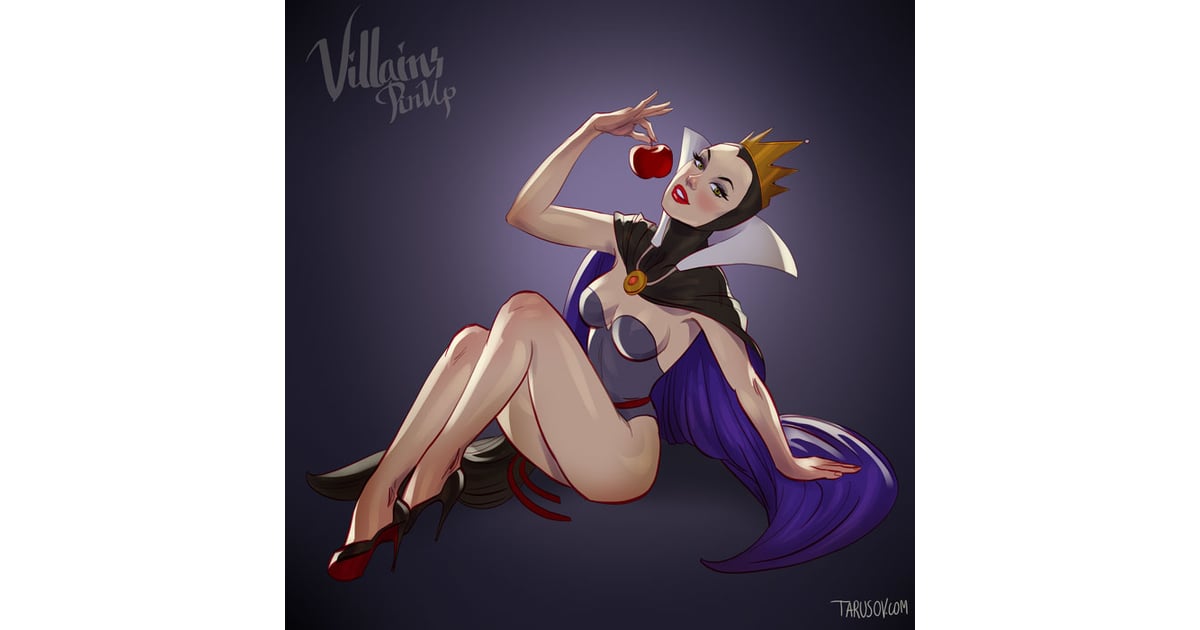 The Evil Queen Sexy Disney Villains Pinup Fan Art