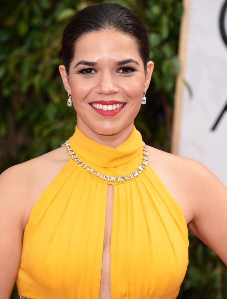 America Ferrera At The Golden Globes Best Celebrity Makeup Looks Of