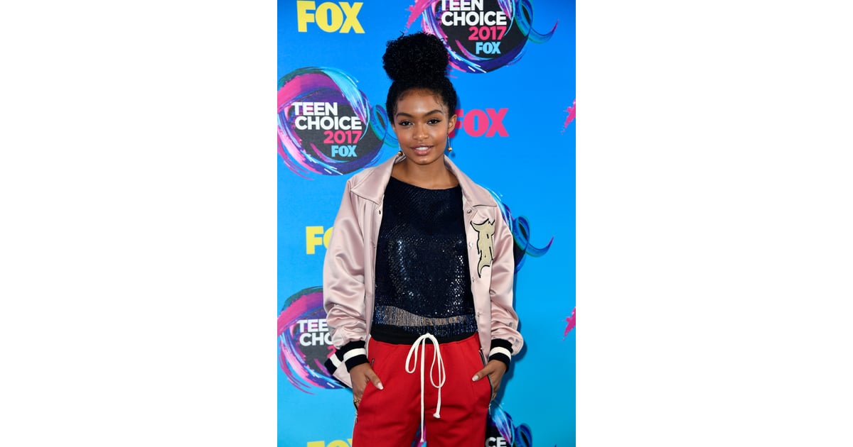 yara shahidi track pants