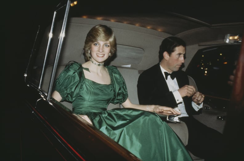 Princess Diana at the Barbican Centre in London in 1982