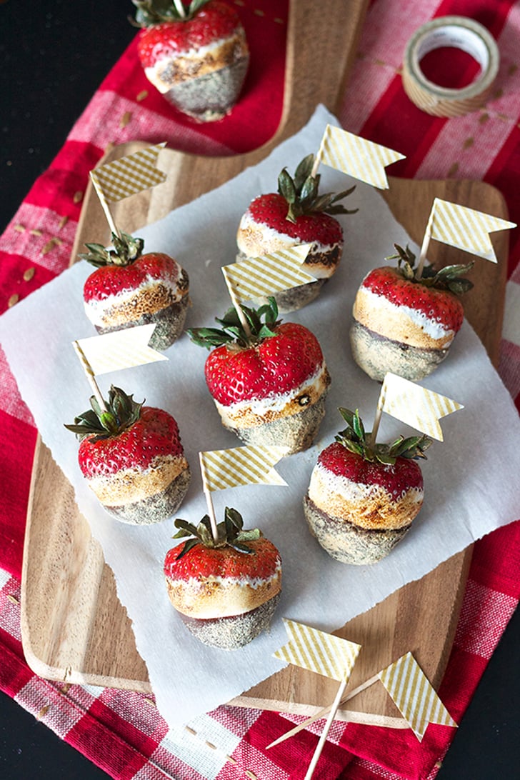 S'mores Chocolate-Covered Strawberries