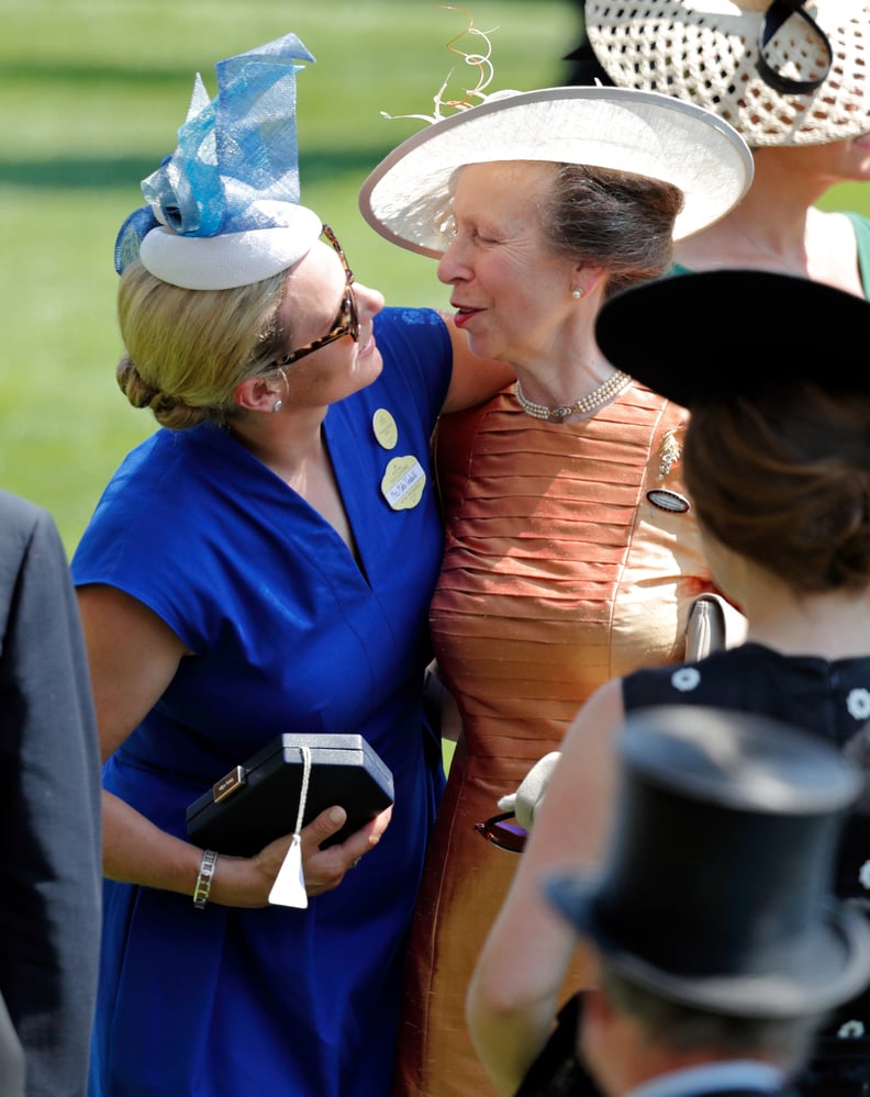 Zara Phillips With Princess Anne in June 2017