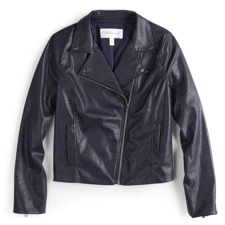POPSUGAR Collection at Kohl's Crop FauxLeather Moto Jacket Best