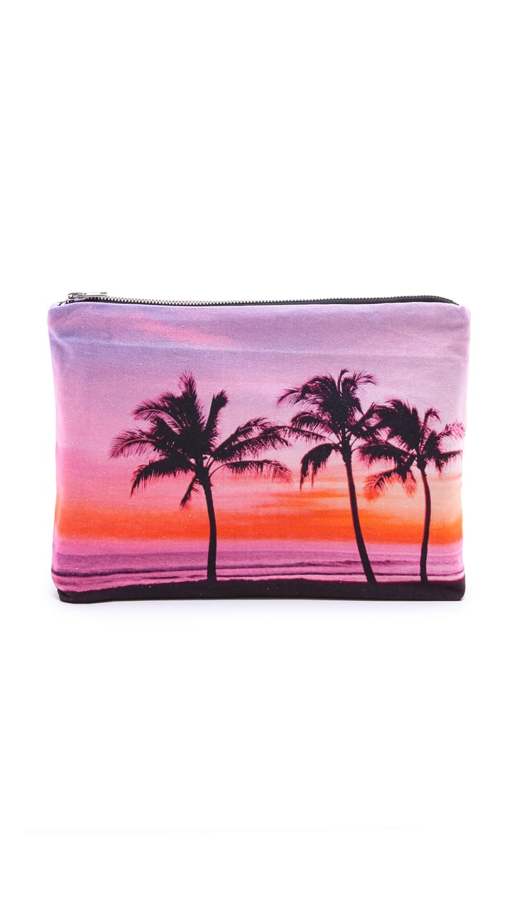 Samudra Coco Palms Pouch | Palm-Print Clothing and Accessories ...