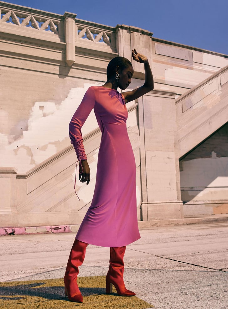 Have a Major Fashion Moment in This Fuchsia Dress Zara PreFall 2017