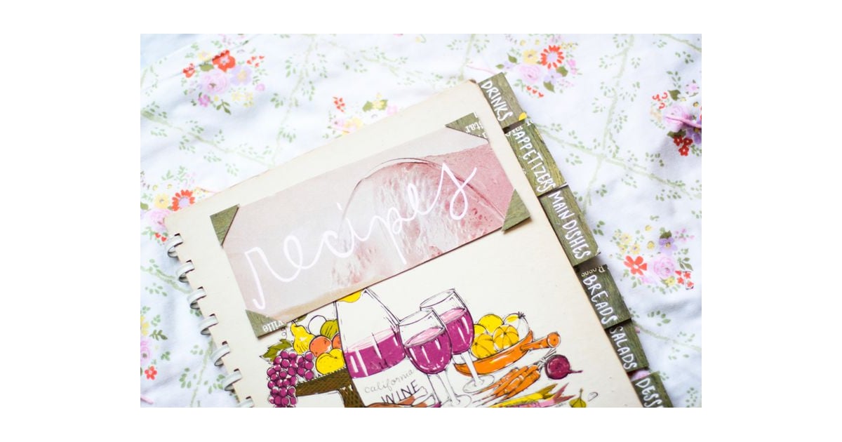 Recipe Book | DIY Gifts For College Students | POPSUGAR Smart Living