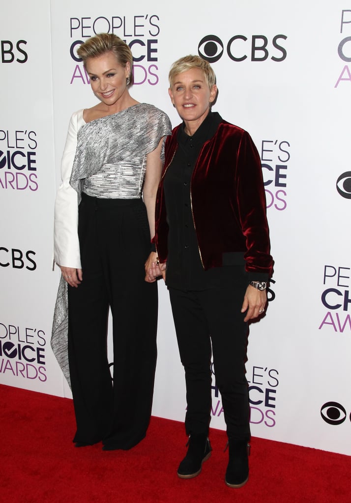 Portia de Rossi and Ellen Degeneres