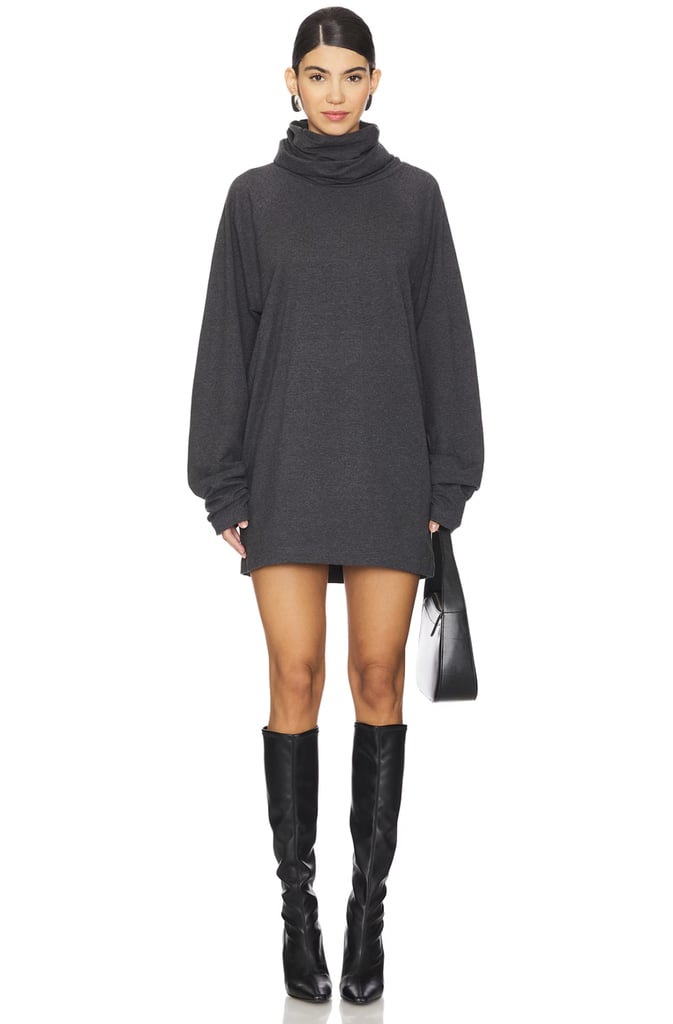 Norma Kamali Turtleneck Mini Dress