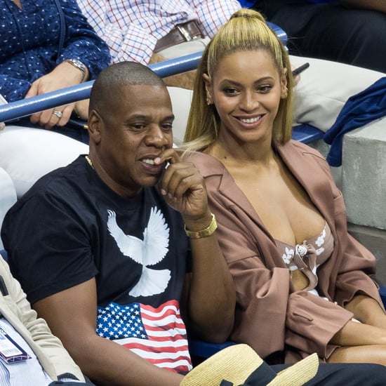 Beyonce and Jay Z Watching Serena Williams at the US Open