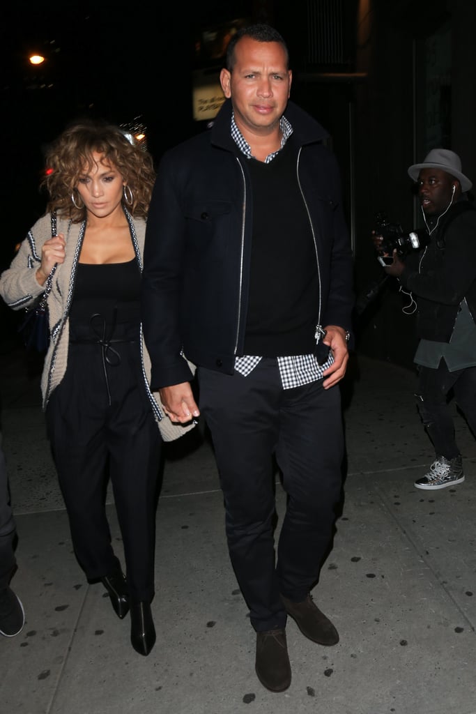Jennifer Lopez and Alex Rodriguez NYC Date Night April 2017