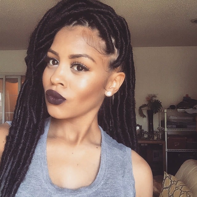 Black Braided Hairstyles With Extensions Popsugar Beauty