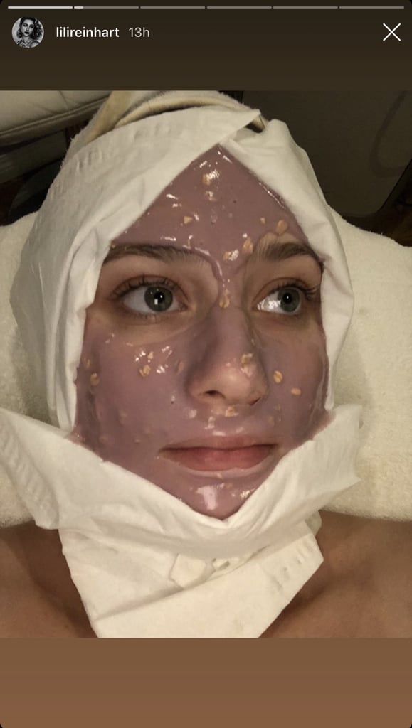 See Lili Reinhart's Funny Selfies During a Facial