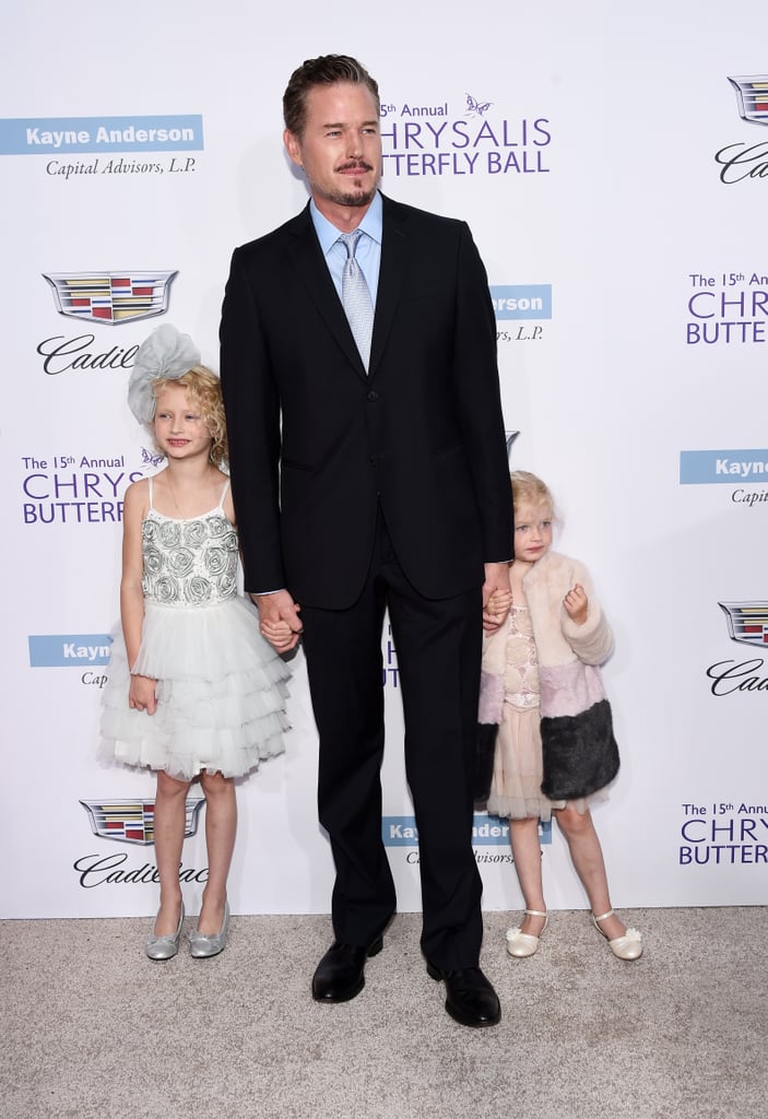 Eric Dane and Daughters at the Chrysalis Butterfly Ball 2016