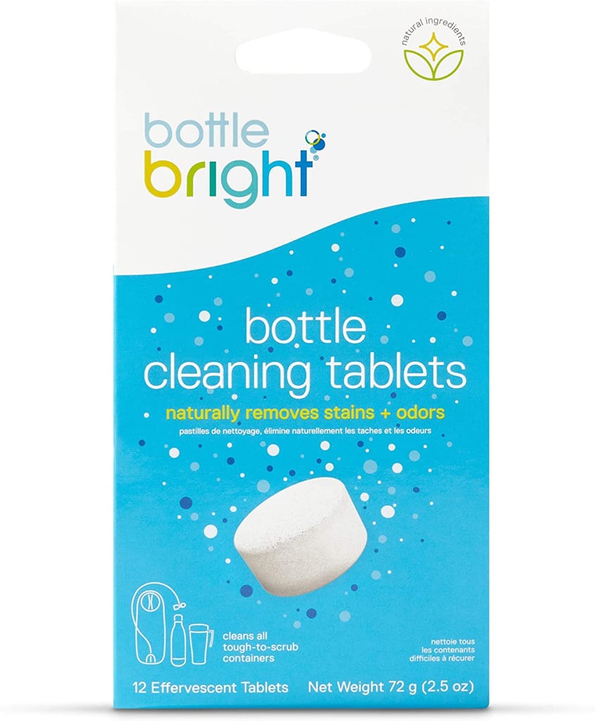 Bottle Bright All-Natural, Biodegradable, Chlorine and Odor-Free Water Bottle Cleaning Tablets Pack