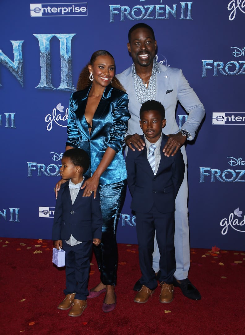 Sterling K. Brown and His Family at Frozen 2 Premiere