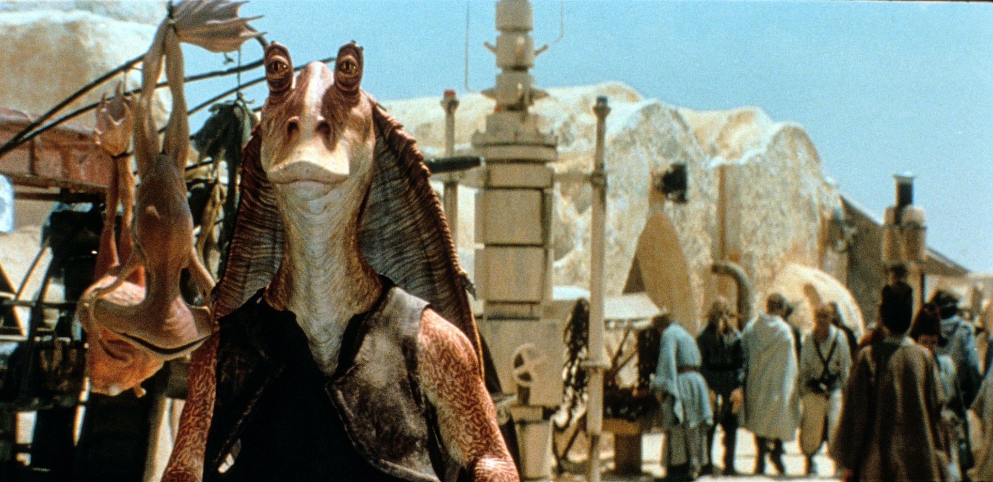 STAR WARS: EPISODE I - THE PHANTOM MENACE, Jar Jar Binks, 1999 (image upgraded to 17.7 x 8.6)