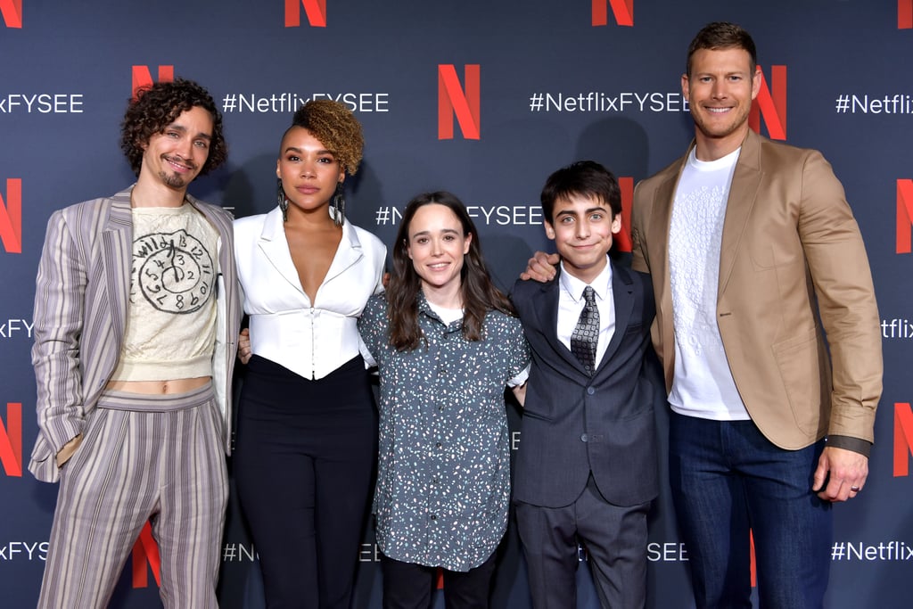 Few television families are as weird and dysfunctional as the bunch on Netflix's The Umbrella Academy. The show, based on Gerard Way's Dark Horse comics, follows the entertainingly convoluted exploits of the super-powered Hargreeves children — Vanya (Ellen Page), Luther (Tom Hopper), Diego (David Castañeda), Allison (Emmy Raver-Lampman), Klaus (Robert Sheehan), Ben (Justin H. Min), and Number Five (Aidan Gallagher). It's hard not to love this group of ragtag heroes, especially because they seem to be close in real life. Since the show's 2019 debut, the castmates have shared quite a few adorable behind-the-scenes snaps that prove just how tight-knit they are, and we can't get enough. Keep scrolling to see their cutest offscreen moments together!

    Related:

            
            
                                    
                            

            The Umbrella Academy Season 2 Poster Is Full of Easter Eggs, and We&apos;re Breaking Them Down