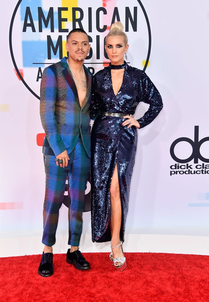 Ashlee Simpson and Evan Ross at 2018 American Music Awards