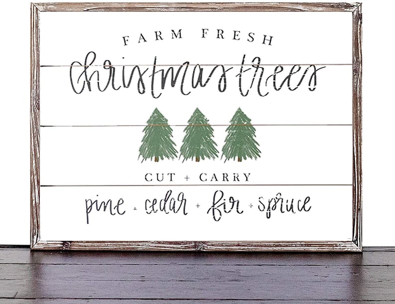 Sweet Water Christmas Tree Wood Sign