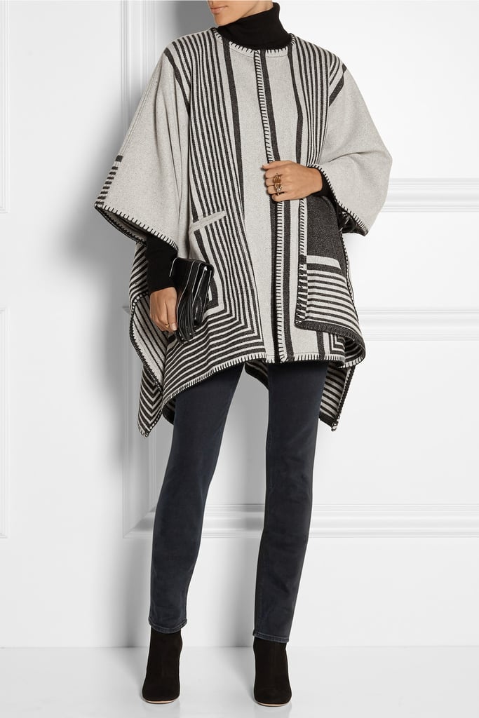 MiH Jeans Oversized Reversible Wool-Blend Poncho ($485)