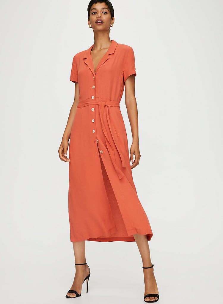 Aritzia Wilfred Shirt Dress in Sinopia