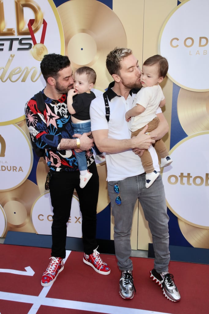 Lance Bass and Michael Turchin Bring Kids to the Red Carpet