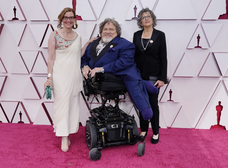 Nicole-Newnham, James Lebrecht, and Sara Bolder at the 2021 Oscars