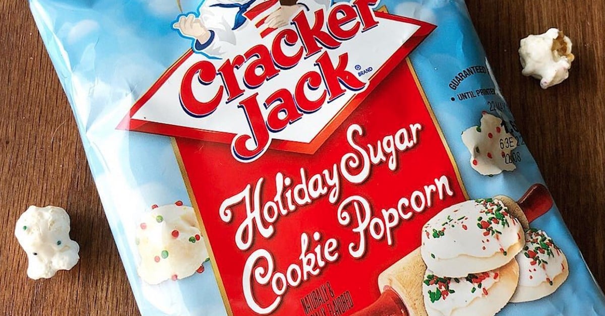 Cracker Jack Holiday Sugar Cookie Popcorn POPSUGAR Food