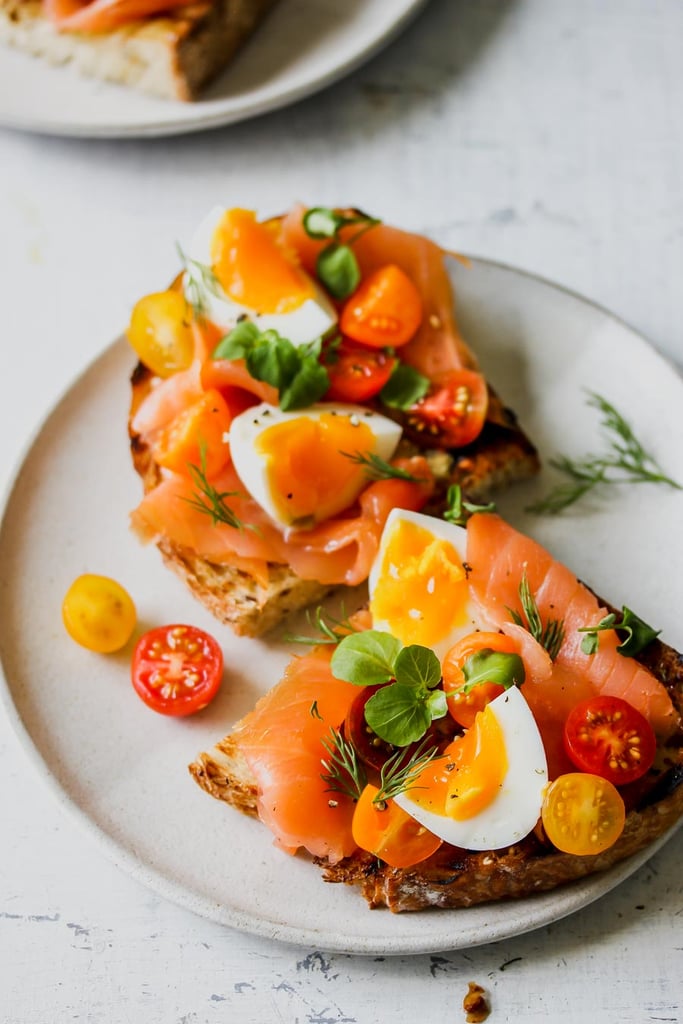 Smoked Salmon Cheese Toast Recipe EatingWell