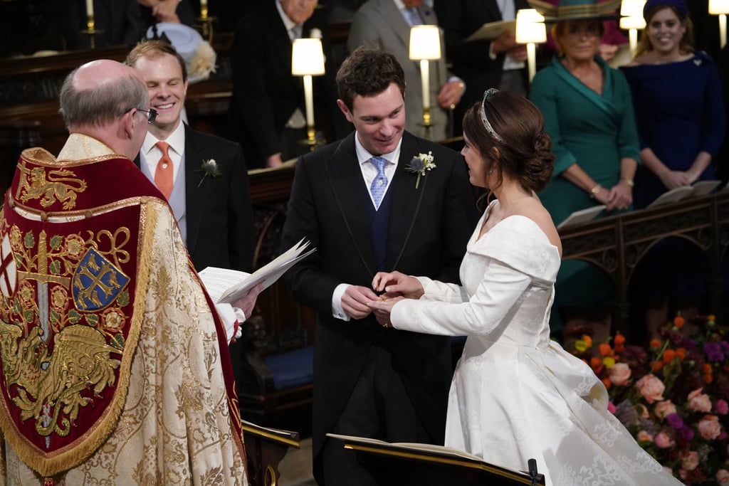 Jack Brooksbank Putting on Princess Eugenie's Wedding Band