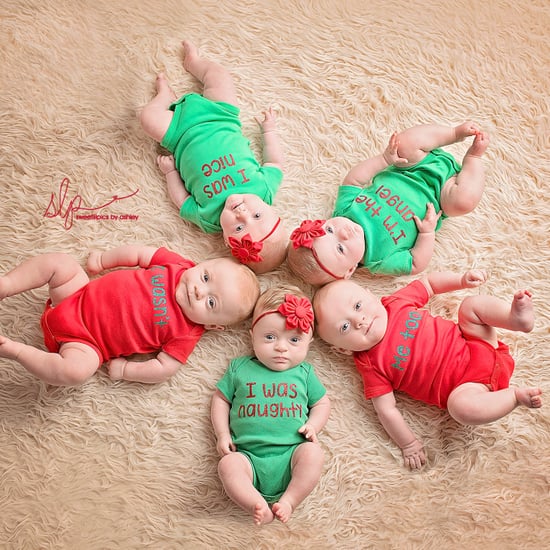 Quintuplets First Christmas Photo Shoot