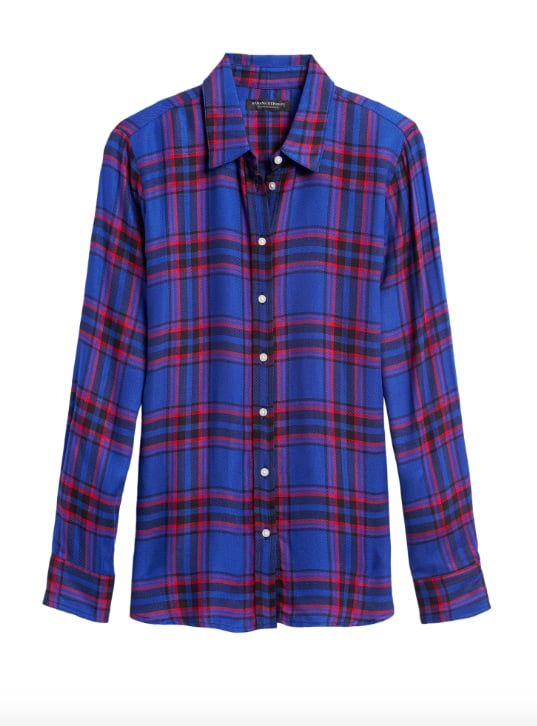 Petite Dillon Classic-Fit Flannel Shirt