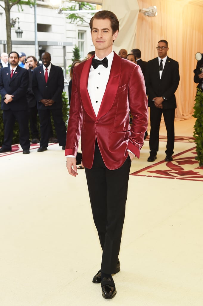 Emma Stone and Andrew Garfield at the 2018 Met Gala