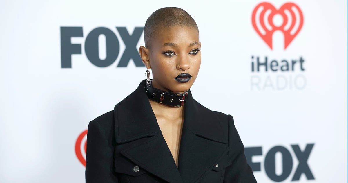 Willow Smith's Goth Outfit and Boots at iHeartRadio Awards | POPSUGAR