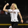 This Slow-Motion Video of Jade Carey Flipping Into a First Pitch Deserves Its Own Olympic Gold Medal