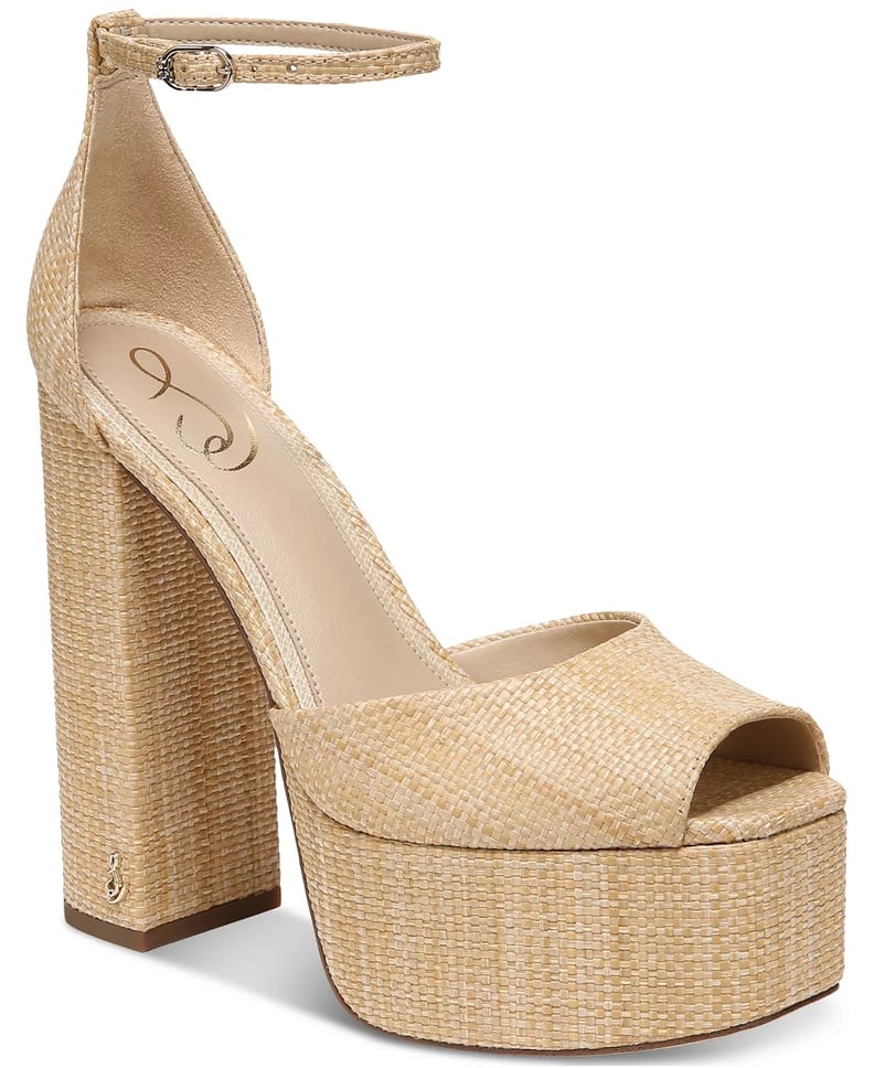 Raffia Platform Sandals