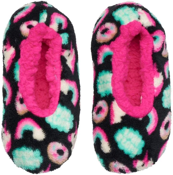 Rainbow Unicorn Fuzzy Babba Slippers