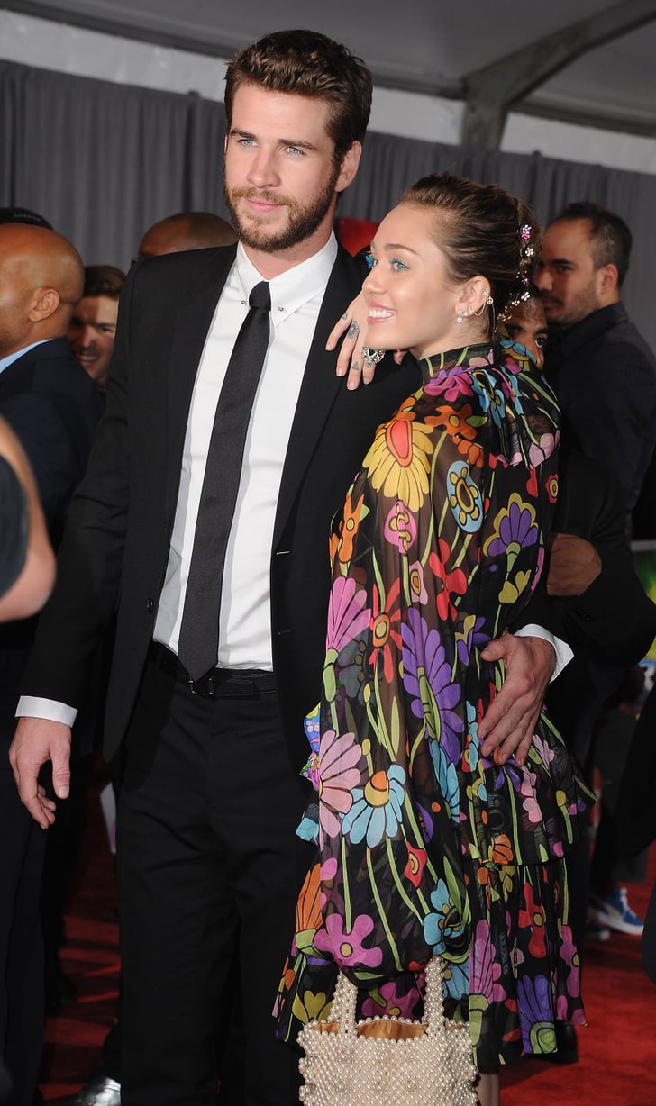 Miley Cyrus and Liam Hemsworth at Thor: Ragnarok Premiere | POPSUGAR