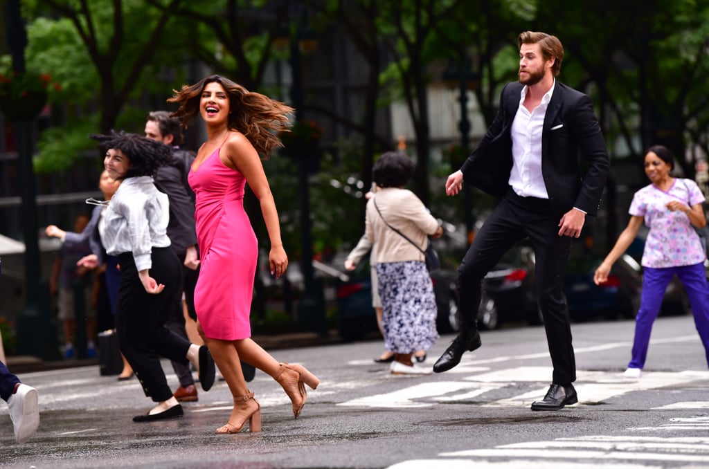 Liam Hemsworth on Isn't It Romantic Set Pictures July 2018