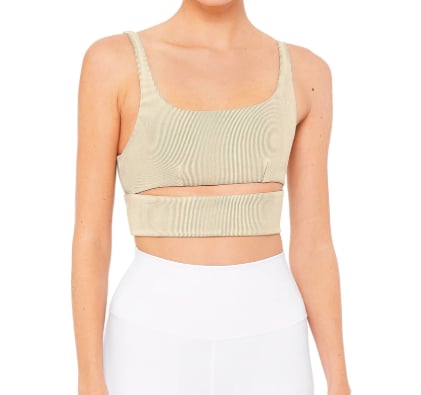 Alo Sueded Slit Bra