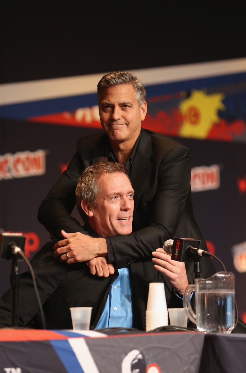 He Lovingly Embraced Hugh Laurie