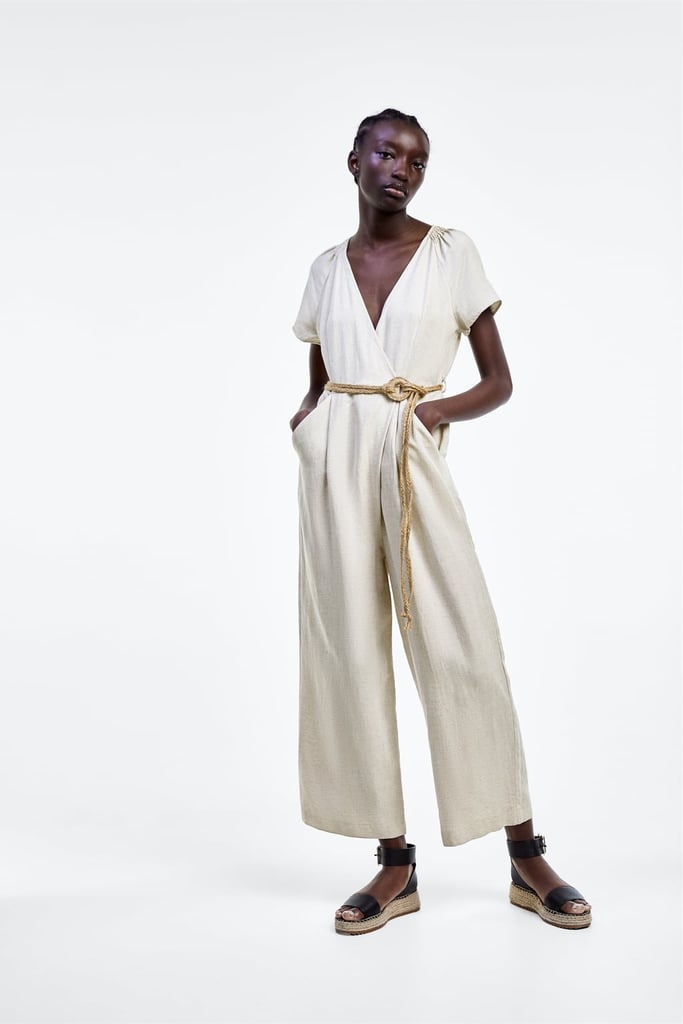 Zara Rustic Wrap Jumpsuit Editor Favourite Fashion Pieces for August