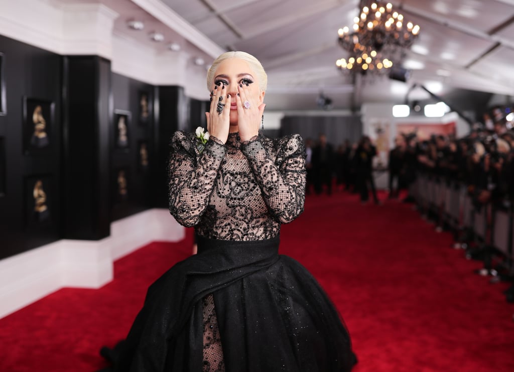 Lady Gaga's Engagement Ring at 2018 Grammys
