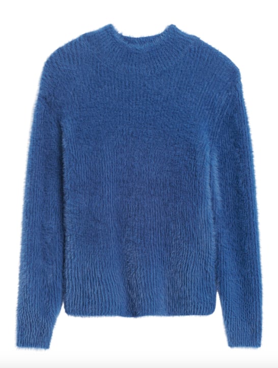 Cropped Fuzzy Sweater