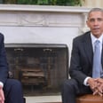 Trump's Comments About His "Chemistry" With President Obama Will Make You Do a Spit Take